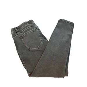 Curve Appeal Minimalist Jegging Women's 14/32 Gray Stretch Denim Skinny